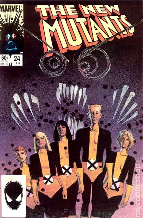 The New Mutants N°24 Cover By Bill Sienkiewicz Marvel Comics Covers