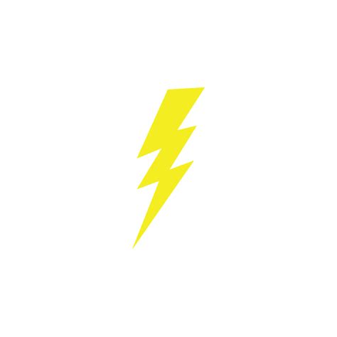 Lightning Thunderbolt Vector Design Images Lightning Bolt Flash
