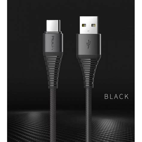 Rock 3a Usb Type C Hi Tensile Fast Charging Sync Round Data Cable 100cm