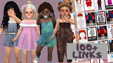 Sims 4 Toddler Cc💛👶links Youtube