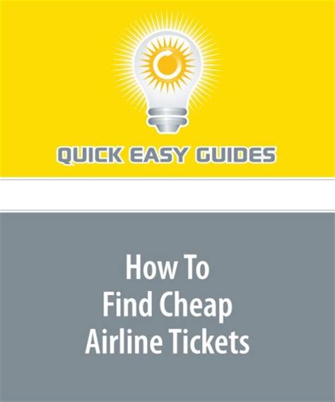 How To Find Cheap Airline Tickets Cheap Airline Tickets Airline