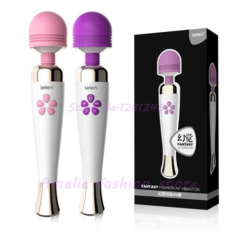 Super Powerful Magic Wand Massager 10 Modes Vibrations And 7 Kinds Speed Usb Rechargeable Clitoral