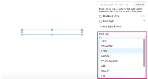 Text Field And Text Area Widgets · Axure Docs