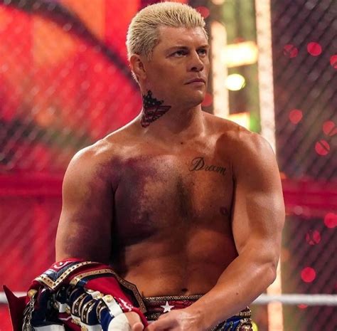 Wwe Star Cody Rhodes Shows Off More Pics Of Horror Torn Pectoral Muscle With Huge Bruise Going