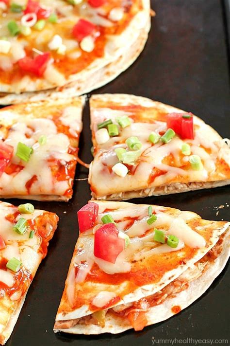 Mexican Pizza Recipe Yummy Healthy Easy