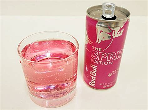 Red Bull Sakura Cherry Flavor Spring Edition 185ml Energy Drink Japan