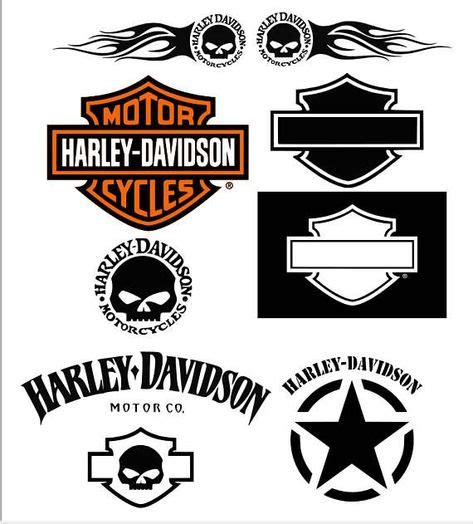 Blank Harley Davidson Logo Svg