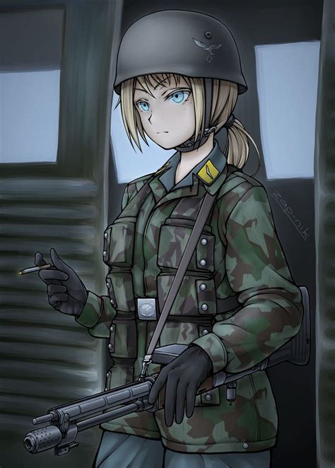 Пин от пользователя Mason Warren на доске Anime Military Girls Und