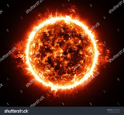 Burning Atmosphere Red Giant Star Stock Photo Edit Now 237553849