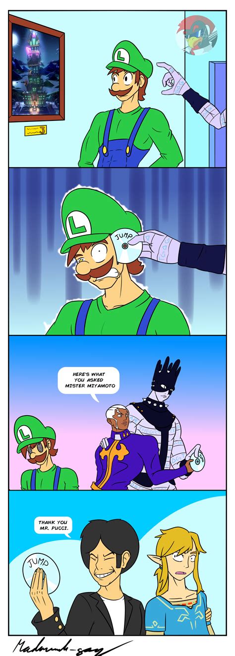 Reasons Luigi Cant Jump In Luigis Mansion 3 Jojo Memes Jojo Bizarre Jojo Bizzare Adventure