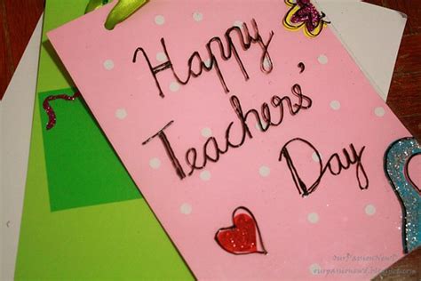 They make learning a wonderful experience for us. I Heart Greeting Cards: Happy Teachers' Day Card