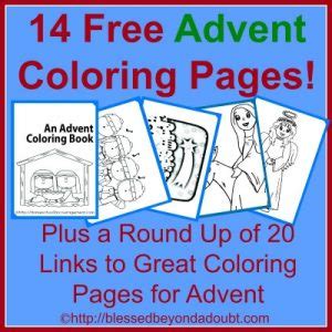 Catholic mom has free printable bible activities geared to each sunday's gospel. Free Advent Coloring Book plus 100's of Advent Coloring ...