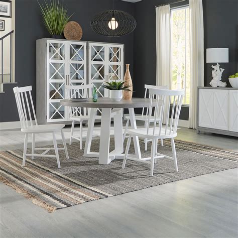 Dining Room Sabal 5 Pc Round Dining Set Lifestyle Furniture By Babettes