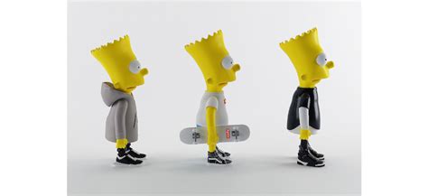 Bart Simpson In Supreme Rick Owens And Givenchy By Simeon Georgiev Green Label