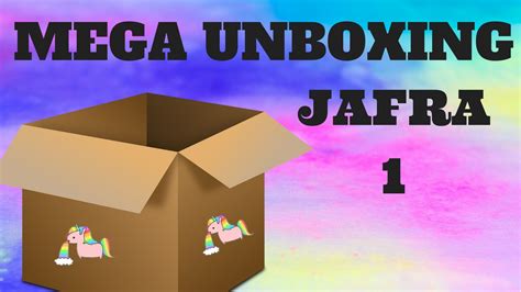 Mega Unboxing Jafra 1 Youtube