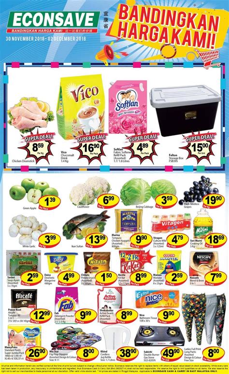 Malaysia day is here again. Econsave Weekend Promotion at East Malaysia (30 November ...