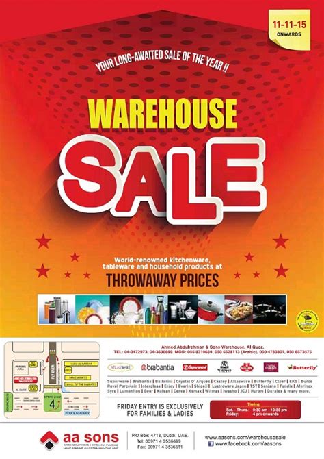 Cellabration singapore warehouse sales offering up to 60% off wines temt warehouse sale: A A Sons Warehouse Sale in Dubai 2015
