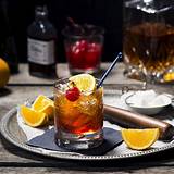 Pictures of Old Fashioned Ingredients Cocktail
