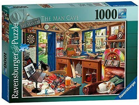 Ravensburger My Haven No 2 The Man Cave 1000pc Jigsaw Puzzle For Sale