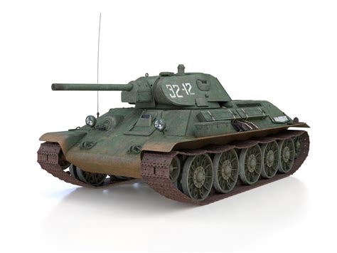T 34 76 Stz Model 1941 Soviet Medium Tank 32 12 3d Model Cgtrader