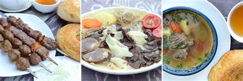 Uzbekistan Food Plov Shashlyk And Other Popular Uzbek Dishes
