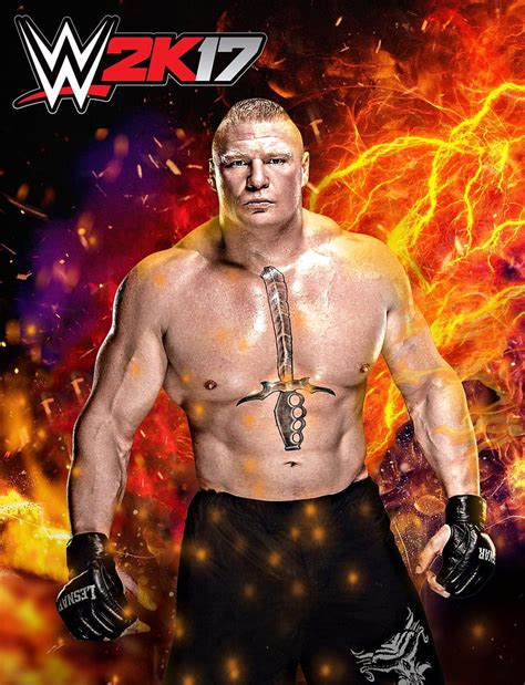 1366x768px 720p Free Download Wwe 17 Brock Lesnar High Quality