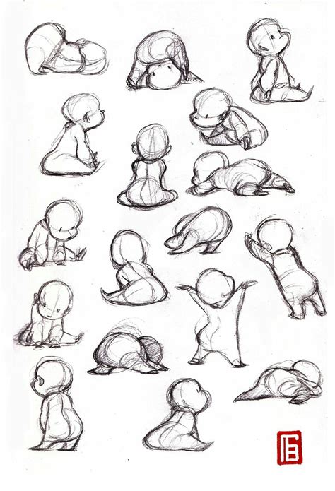 Baby Poses Drawing Techniques Drawing Tips Drawing Sketches Drawing