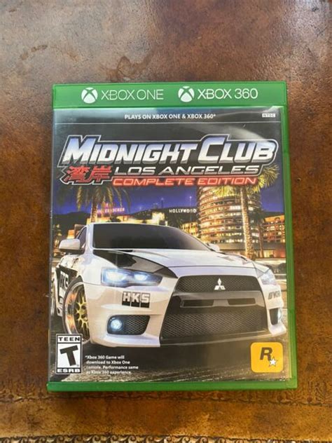 Midnight Club Los Angeles Complete Edition Xbox One 2017 Rare Ebay
