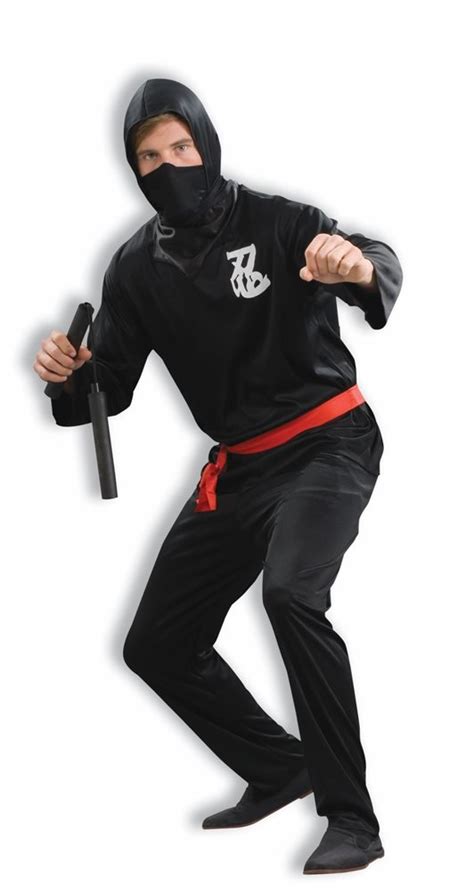 Halloweeen Club Costume Superstore Black Ninja Adult Mens