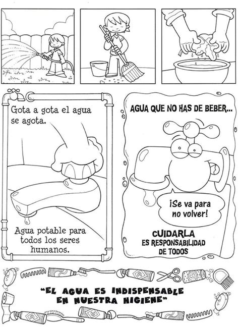 Descarga el archivo pdf para colorear. Fichas para trabajar el Día del Agua | Cuidado del agua ...