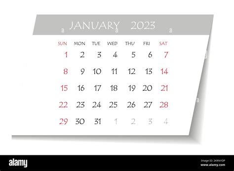 January 2023 Calendar Planner Corporate Week Template Layout 12