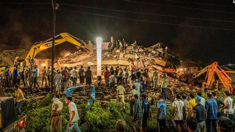 Building Collapses In Indias Maharashtra State Dozens Feared Trapped