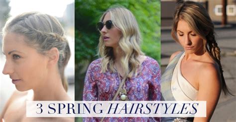 3 Spring Hairstyles Cupcakes And Cashmere