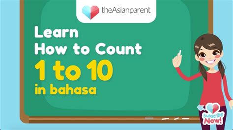 Bahasa Numbers 1 10 Learn How To Count In Bahasa Indonesia Youtube