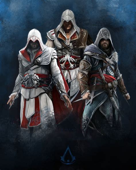 Artstation Ezio Auditore The Master Assassin Rup K Arts Assassins Creed Art Assassins