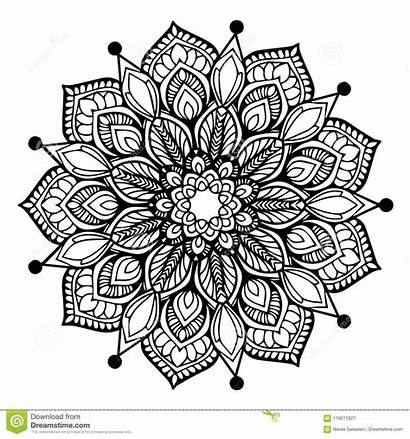 Flower Coloring Patterns Shape Round Mandalas Unusual