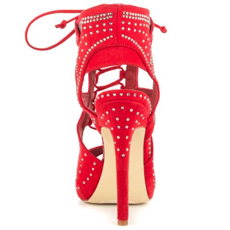 Justfab Moritz Red Shoes Post