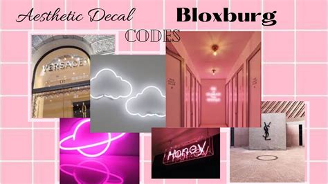 Bloxburg Aesthetic Decal Codes Youtube Roblox Pictures Coding Gambaran