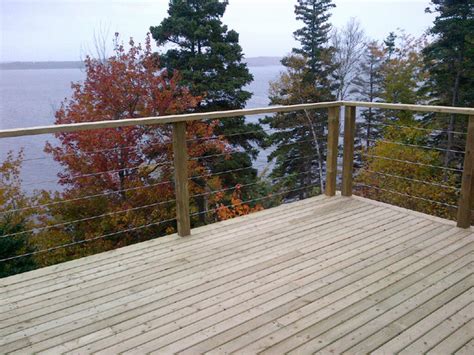 This type of system is popular for those with the experience to diy build. Stainless steel cable railing systems - Modern - Porch ...