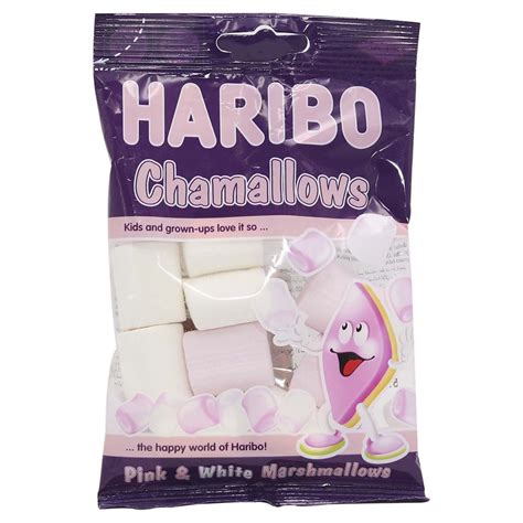 Haribo Chamallows Pink White Marshmallows G Buy Online
