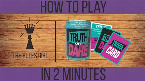 How To Play Truth Or Dare In 2 Minutes The Rules Girl Youtube
