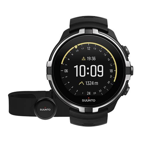 Suunto spartan sport wrist hr is an advanced multisport gps watch sporting wrist heart rate measurement, color touch screen, 100m water resistance and up to 12h of battery life in training what´s in the box? Suunto Spartan Sport Wrist HR Baro Stealth GPS watch + HR belt