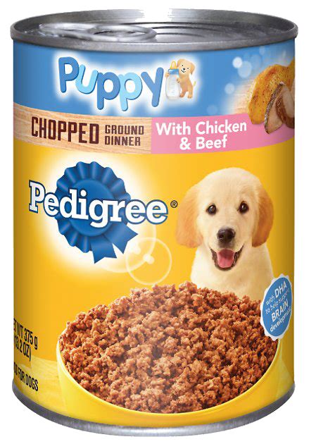 Pedigree dog food reviewed products. Pedigree Puppy Chopped Ground Dinner With Chicken & Beef ...