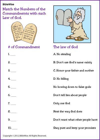 We did not find results for: ten commandments activity sheets | FF: The Ten ...