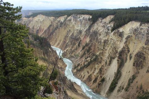 Lower Falls Yellowstone Trails Unblazed