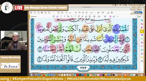 Asas bacaan zikir 10 edisi darussyifa'. Ustaz Haji Faliq Fauzi - Jom mengaji Quran sebutir sebutir ...