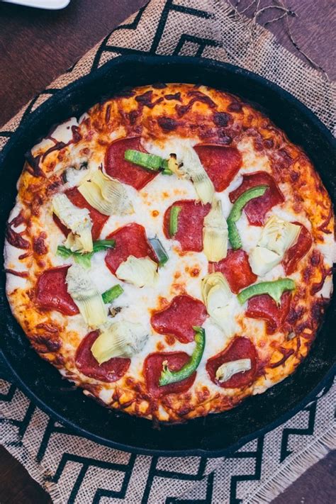Crispy Skillet Pizza Dad With A Pan