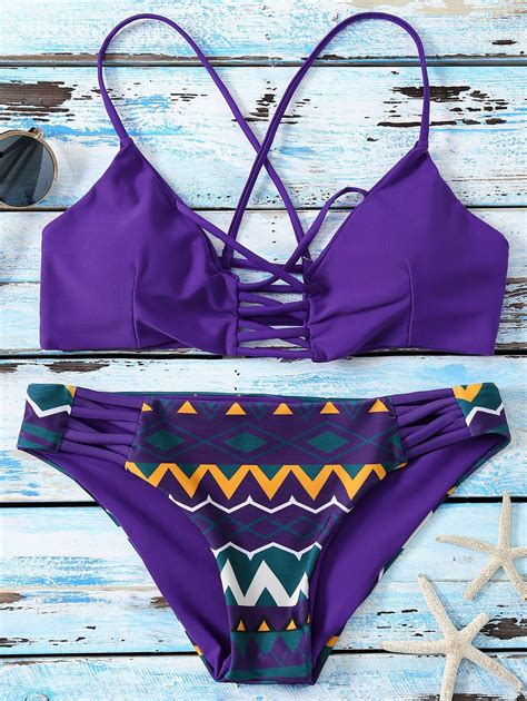 Pin By Sammydress Global Online Fas On Whats New Bikinis Zig Zag Bikini Boho Swimwear