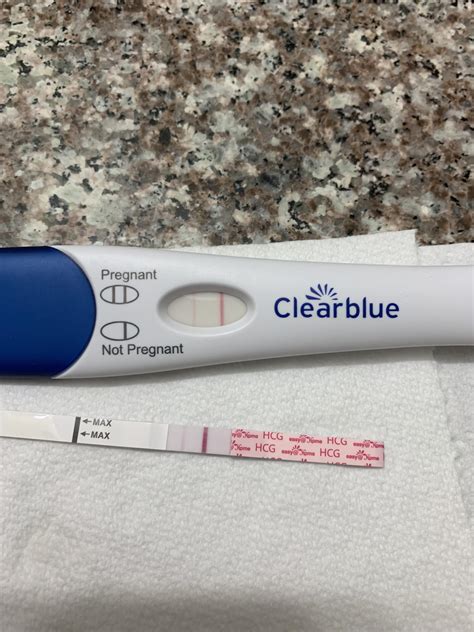 Clear blue and easy@home brand. 10dp5dt, beta was low. A bit nervous