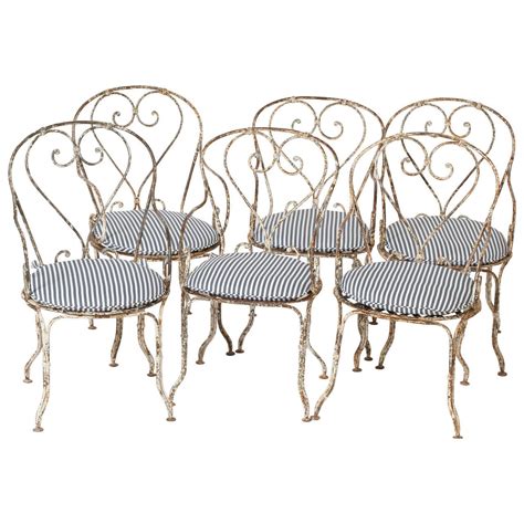 Jul 15, 2021 · vintage wrought iron patio set 150 outdoor furniture victorian five piece cast for at 1stdibs charissa antique black metal table alexis and chairs la lawn contemporary how to identify lovetoknow retro mid century kids crosley griffith white dining co1012a wh the home depot vintage wrought iron patio set 150 outdoor furniture vintage victorian five piece cast iron outdoor… A set of six French Antique Wrought Iron garden chairs ...